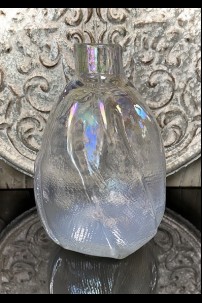 11"W, 16"H OPALESCENT GLASS VASE [201624]